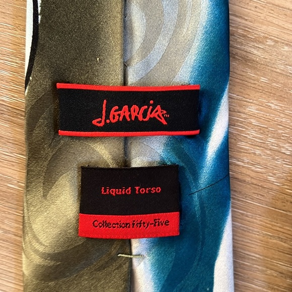 Jerry Garcia, silk watercolor collection tie in gorgeous blue the other in teal - Picture 4 of 6